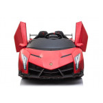 Elektrické autíčko - Lamborghini Veneno - nelakované - červené